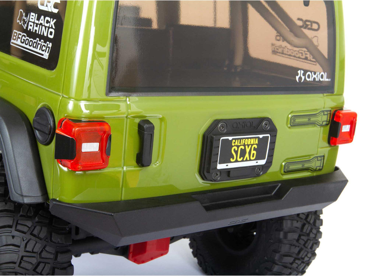 1/6 SCX6 Jeep JLU Wrangler 4WD Rock Crawler RTR: Green