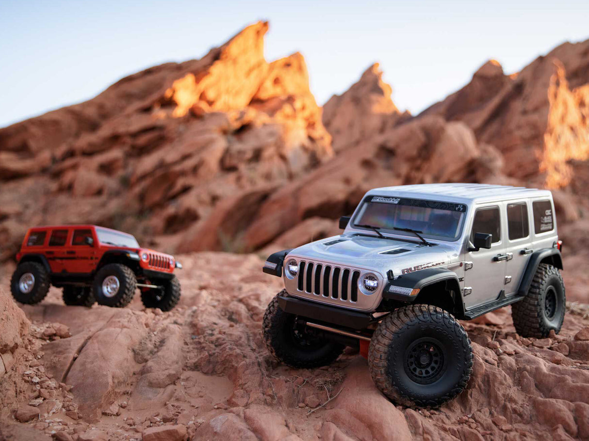 Axial 1/6 SCX6 Jeep JLU Wrangler 4WD Rock Crawler RTR: Silver