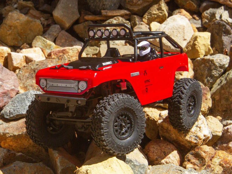 Axial SCX24 Deadbolt 1/24th Scale Elec 4WD - RTR - Red