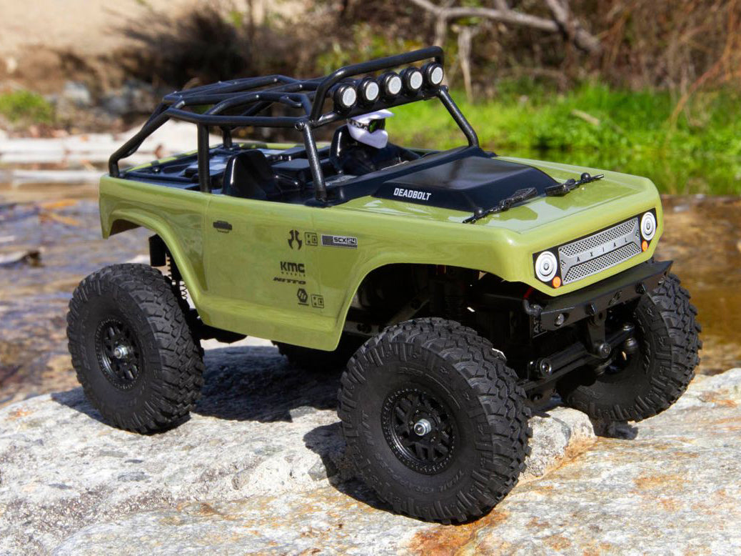 Axial SCX24 Deadbolt 1/24th Scale Elec 4WD - RTR - Green