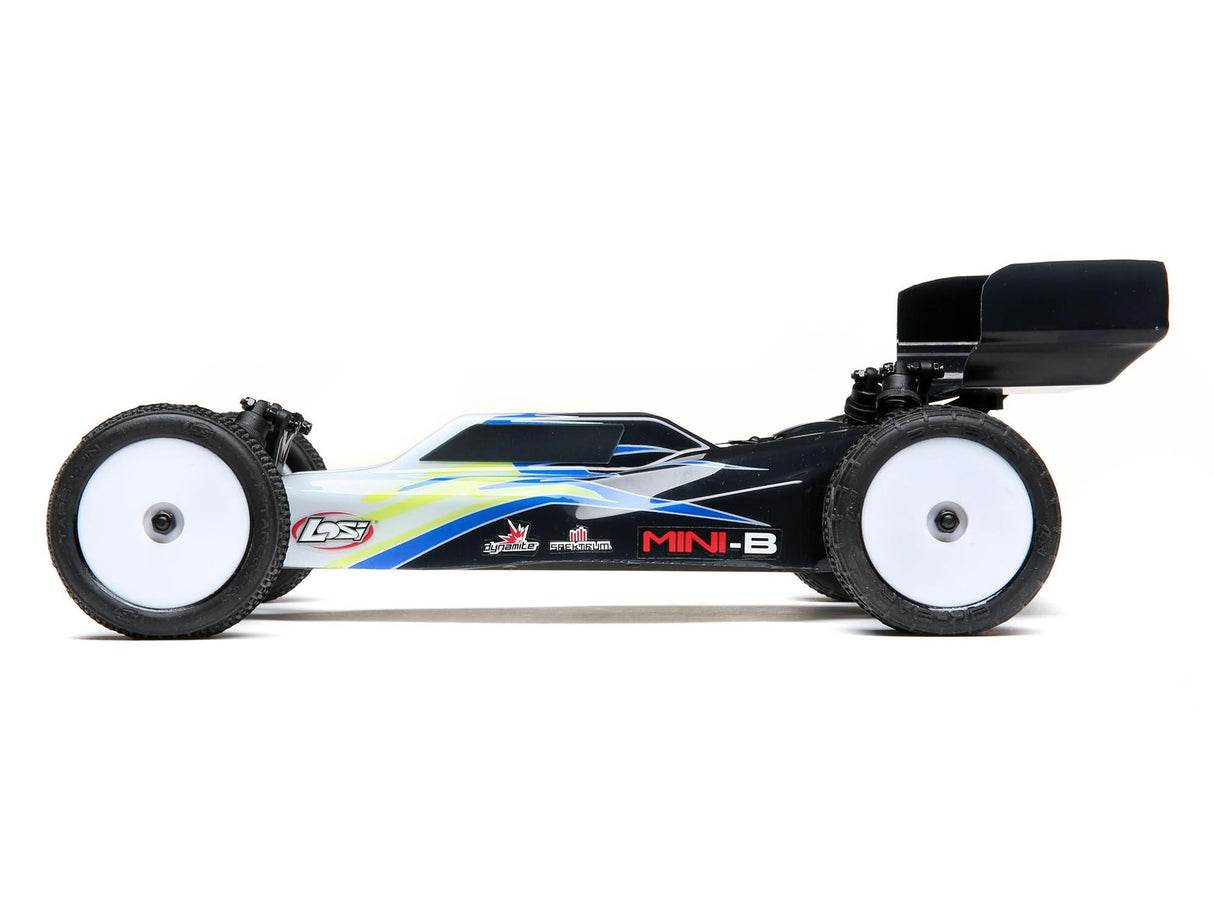 Losi Mini-B: 1/16th 2wd Buggy Black/White Ready to Run