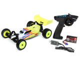 Losi Mini-B: 1/16th 2wd Buggy Yellow/White Ready to Run