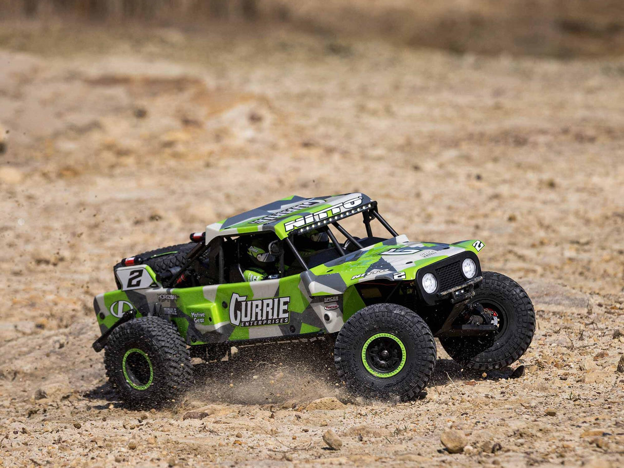 Losi 1/10 Hammer Rey U4 4WD Rock Racer Brushless Ready to Run with Smart Green