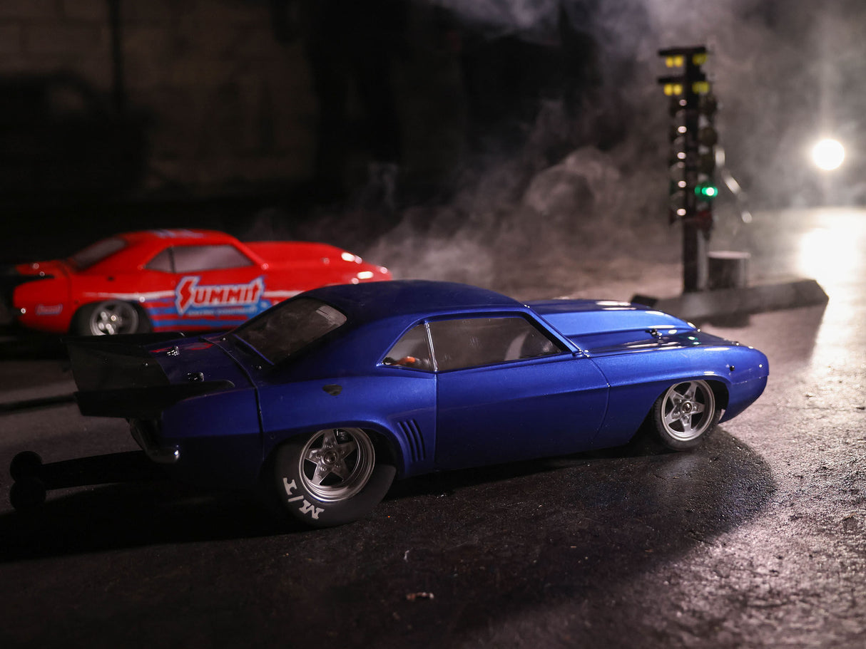 Losi 69 Camaro 22S Drag Car BL RTR Blue 1/10 2WD