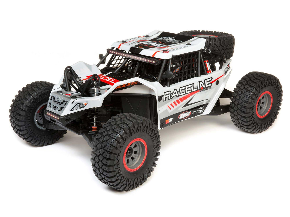 Losi Super Rock Rey: 1/6 4WD Elec Rock Racer - RTR White