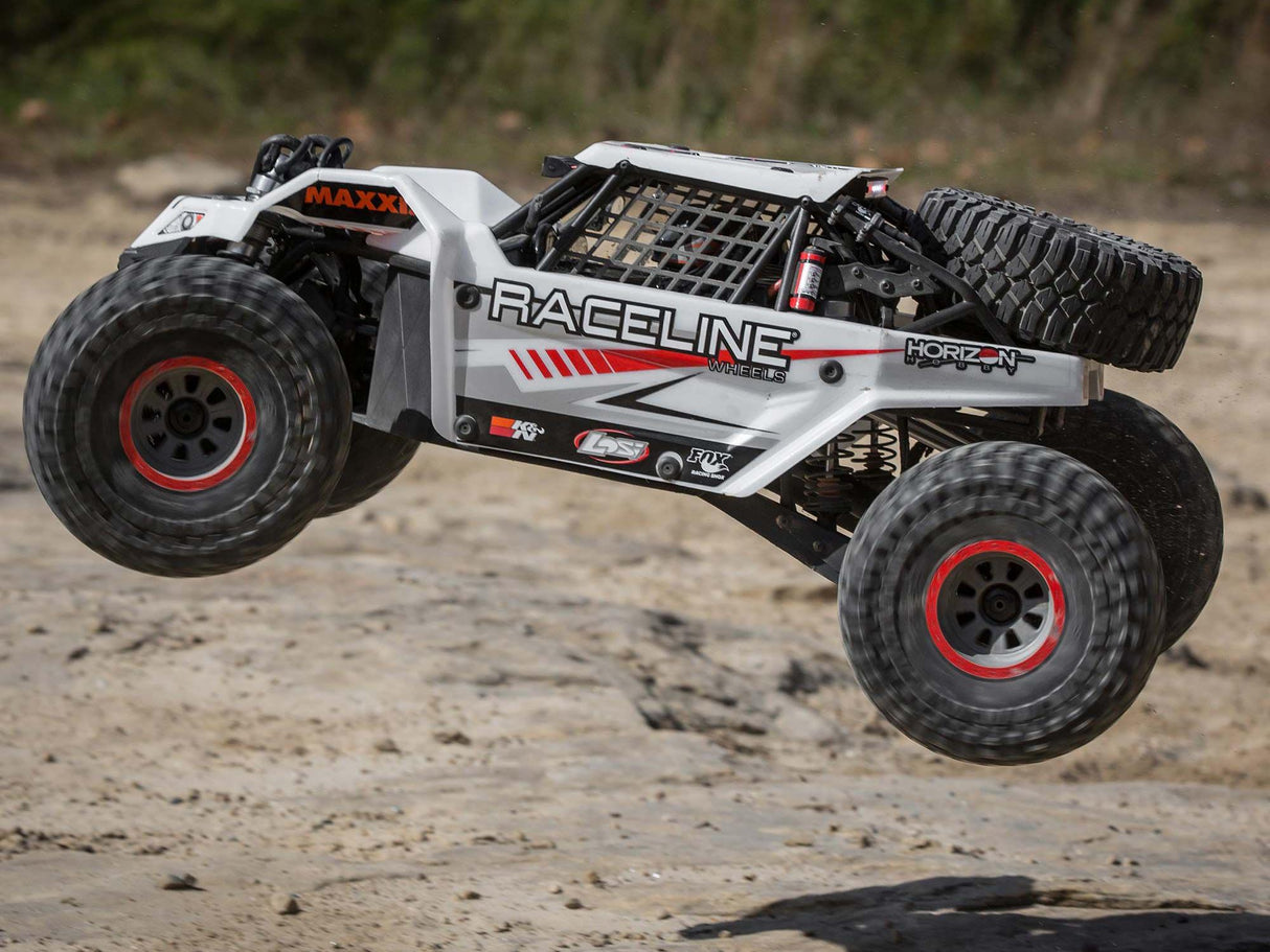 Losi Super Rock Rey: 1/6 4WD Elec Rock Racer - RTR White