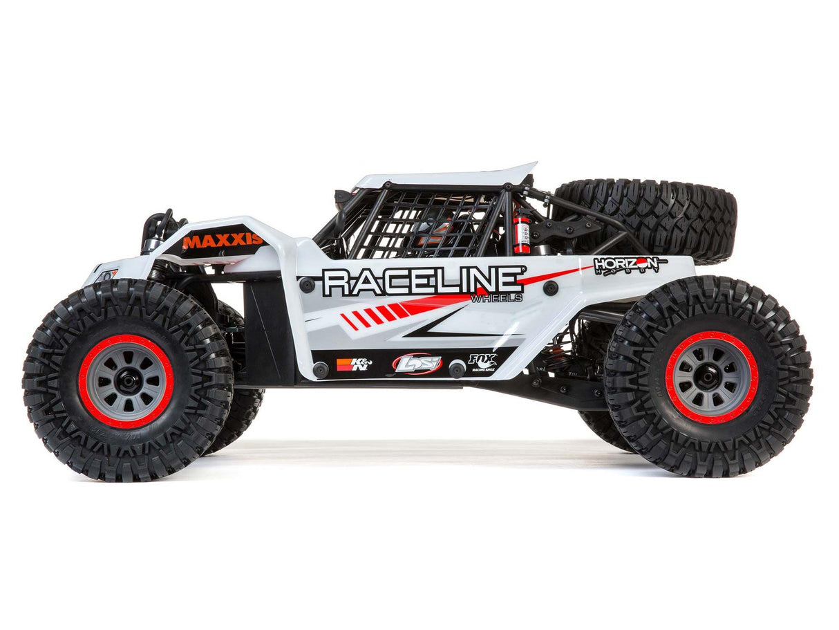 Losi Super Rock Rey: 1/6 4WD Elec Rock Racer - RTR White