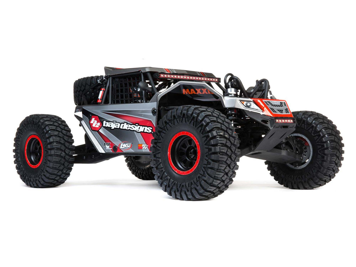 Losi Super Rock Rey: 1/6 4WD Elec Rock Racer - RTR Grey