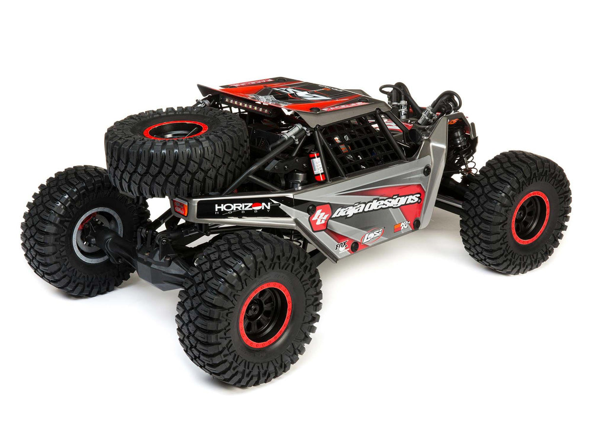 Losi Super Rock Rey: 1/6 4WD Elec Rock Racer - RTR Grey