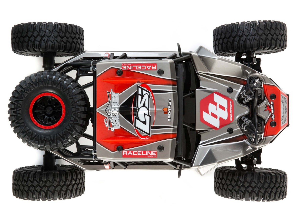 Losi Super Rock Rey: 1/6 4WD Elec Rock Racer - RTR Grey