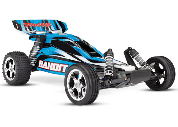 Traxxas  Bandit 1:10 2WD RTR Electric Off-Road Buggy (+ TQ 2-ch/ XL-5/Titan 550/7-Cell NiMH/DC charger) - Blue