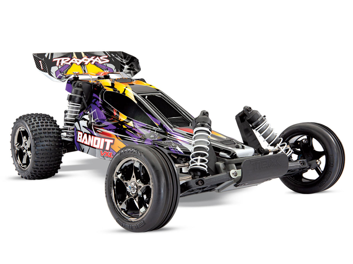 Traxxas Purple Bandit VXL 1:10 2WD RTR Brushless Electric Off-Road Buggy (+ TQi 2-ch/TSM/VXL-3s/Velineon 3500Kv)