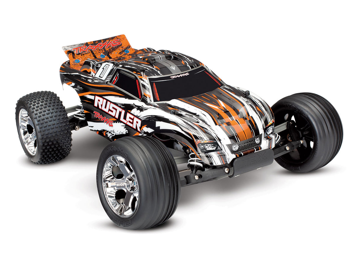 Rustler XL-5 (TQ/8.4V/DC Chg) - Orange