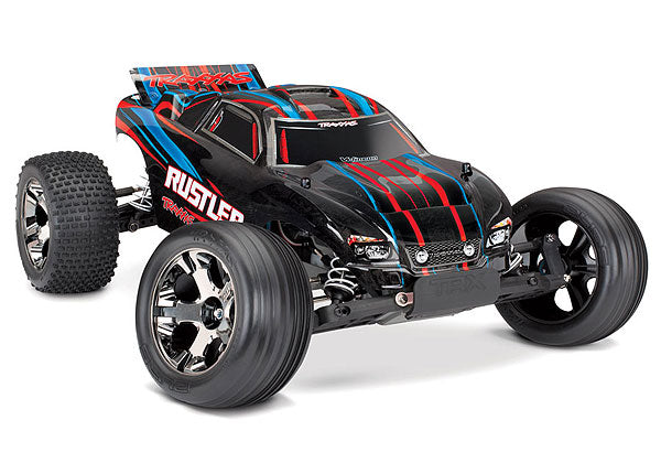 Rustler VXL Brushless 2WD TSM (TQi/No Batt or Chg) - Red