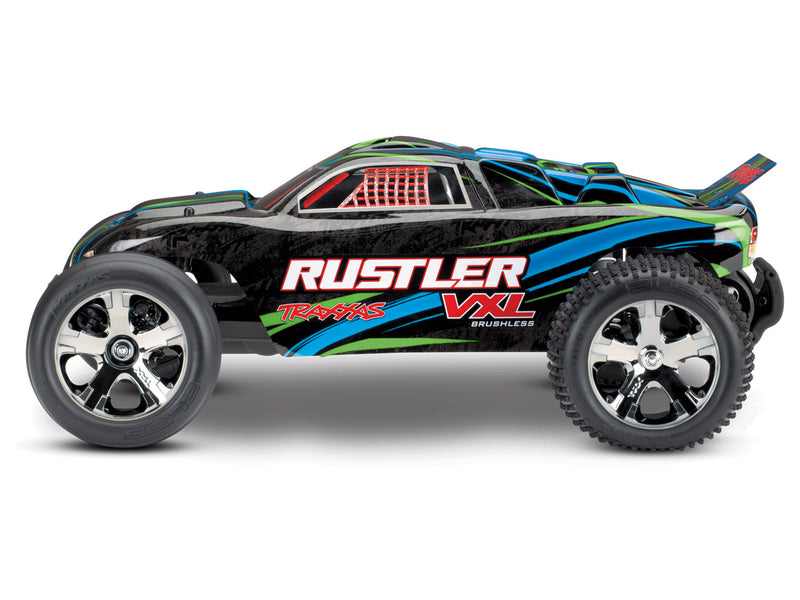 Rustler VXL Brushless 2WD TSM (TQi/No Batt or Chg) - GREEN