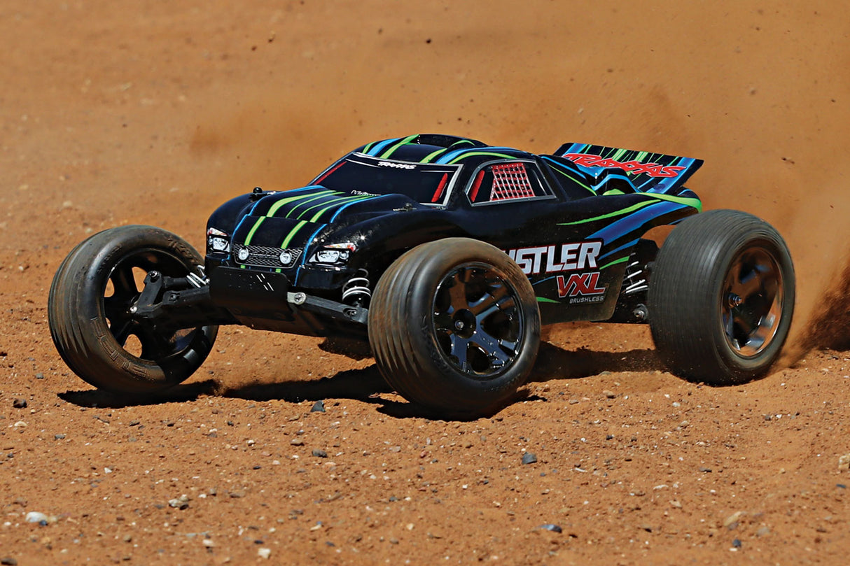 Rustler VXL Brushless 2WD TSM (TQi/No Batt or Chg) - GREEN