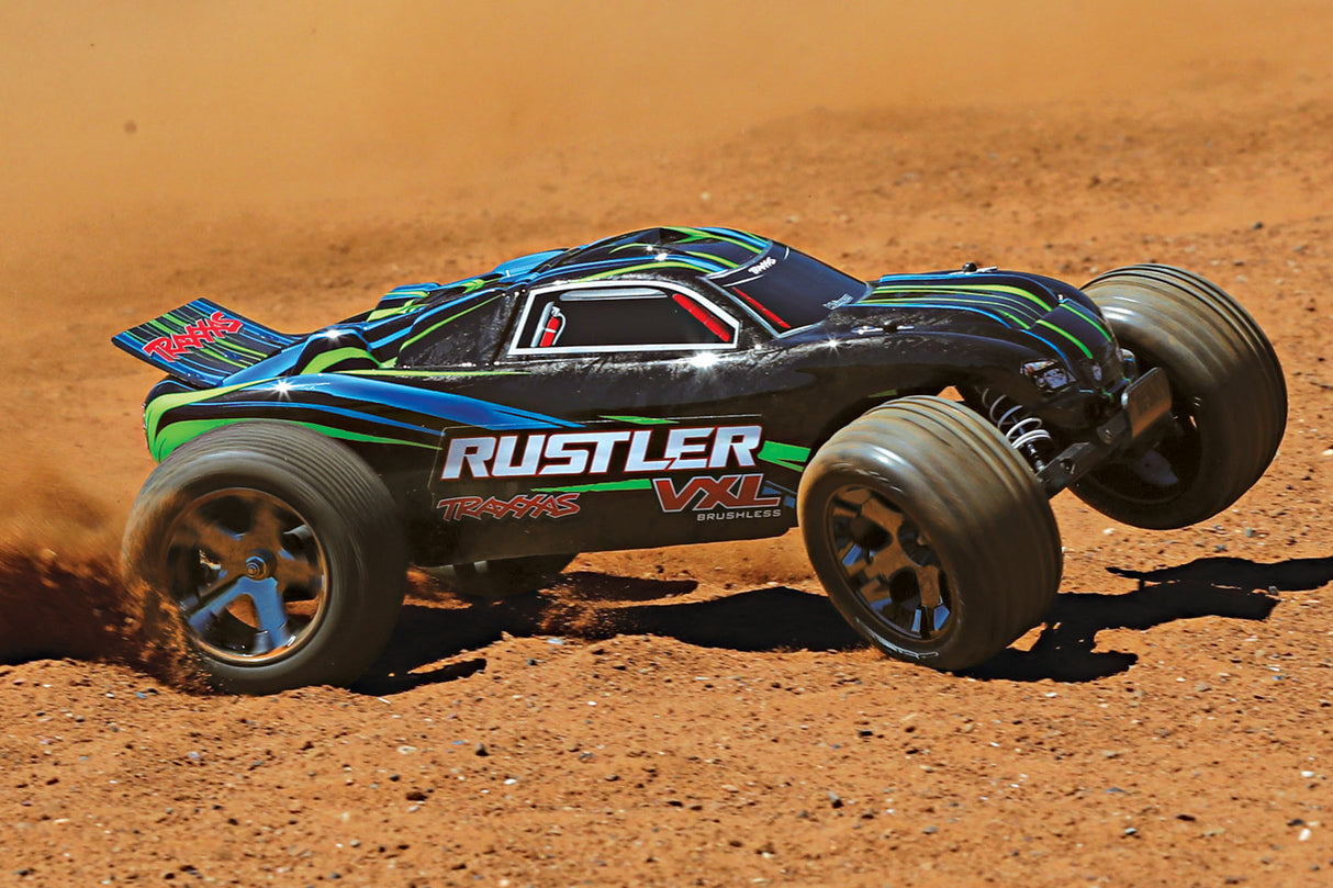 Rustler VXL Brushless 2WD TSM (TQi/No Batt or Chg) - Red