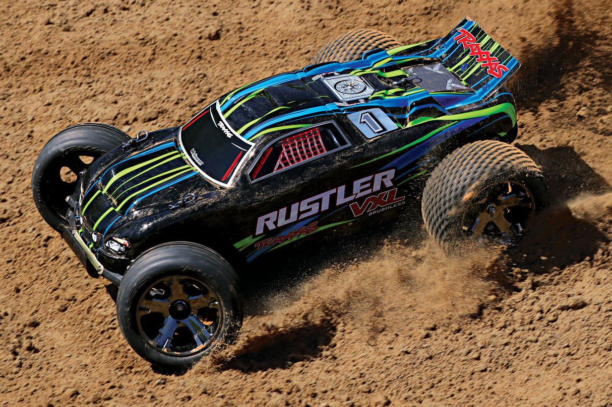Rustler VXL Brushless 2WD TSM (TQi/No Batt or Chg) - Yellow