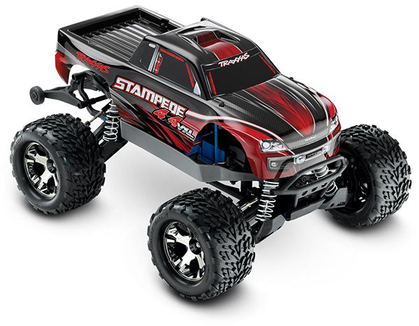 Stampede VXL Brushless 4WD TSM (TQi/No Batt or Chg) - Red