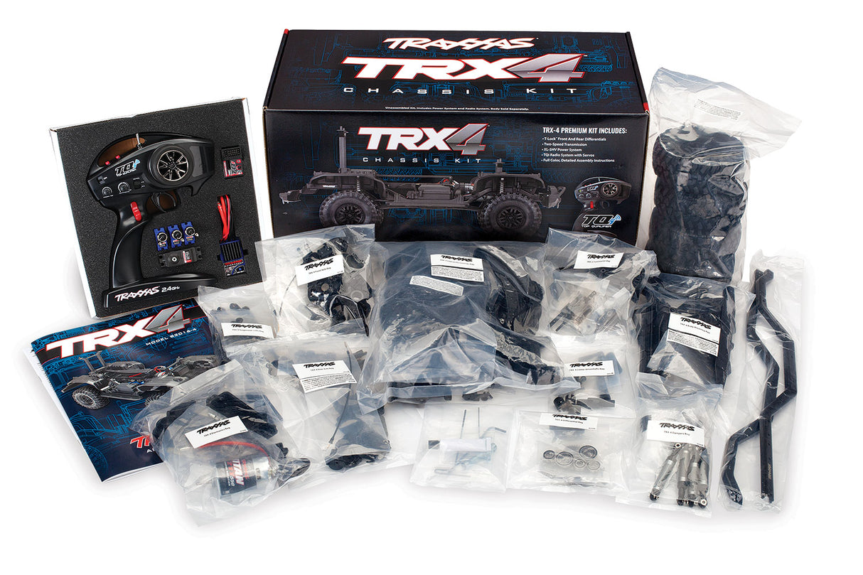 Traxxas TRX-4 Premium Chassis Kit (includes TQi ESC Motor & Servos - No Body Shell)