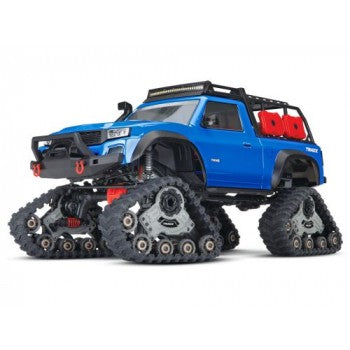 Blue TRX-4 with All-Terrain Traxx 1:10 4WD Electric Truck RTR (+ TQ XL-5 HV Titan 550)