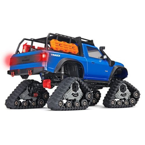 Blue TRX-4 with All-Terrain Traxx 1:10 4WD Electric Truck RTR (+ TQ XL-5 HV Titan 550)