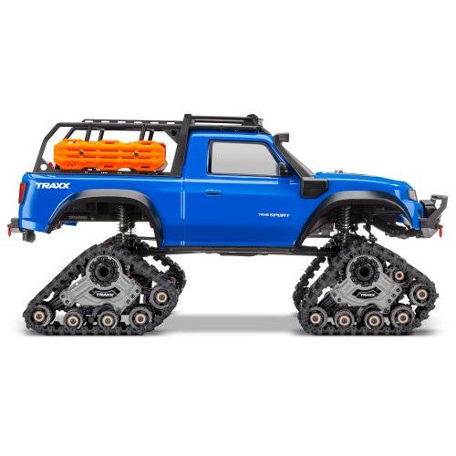 Blue TRX-4 with All-Terrain Traxx 1:10 4WD Electric Truck RTR (+ TQ XL-5 HV Titan 550)