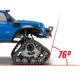 Blue TRX-4 with All-Terrain Traxx 1:10 4WD Electric Truck RTR (+ TQ XL-5 HV Titan 550)