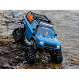 Blue TRX-4 with All-Terrain Traxx 1:10 4WD Electric Truck RTR (+ TQ XL-5 HV Titan 550)