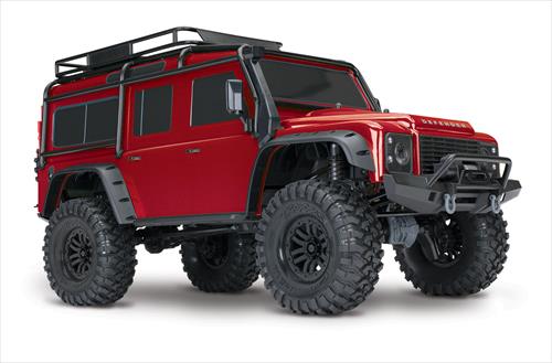 Traxxas TRX-4 Crawler Land Rover Defender 110 Red (TQi/No Batt/No Chg)