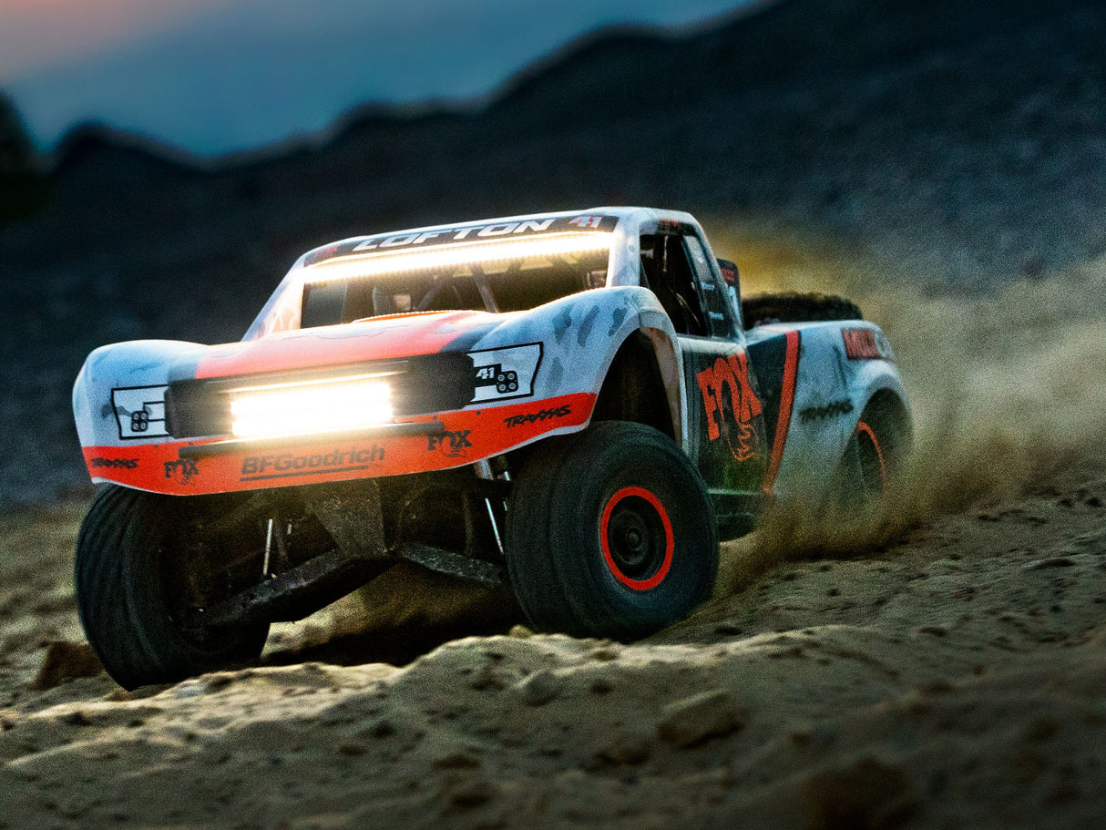 Traxxas Unlimited Desert Racer 4WD TSM with Lights (TQi/No Battert or Charger) FOX