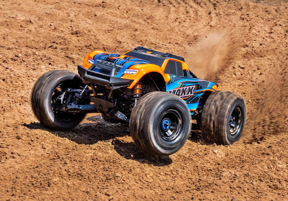 Traxxas Maxx 1/10 4WD VXL (TQI TSM No Battery No Charger) Orange