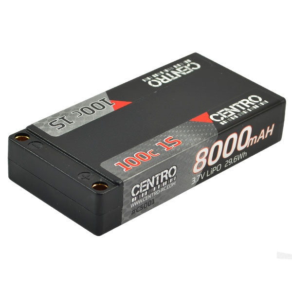 CENTRO 1S 8000MAH 3.7V 100CHARDCASE LIPO BATTERY