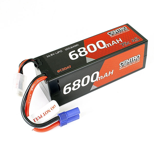 CENTRO 4S 6800MAH 14.8V 75CHARDCASE LIPO BATTERY EC5