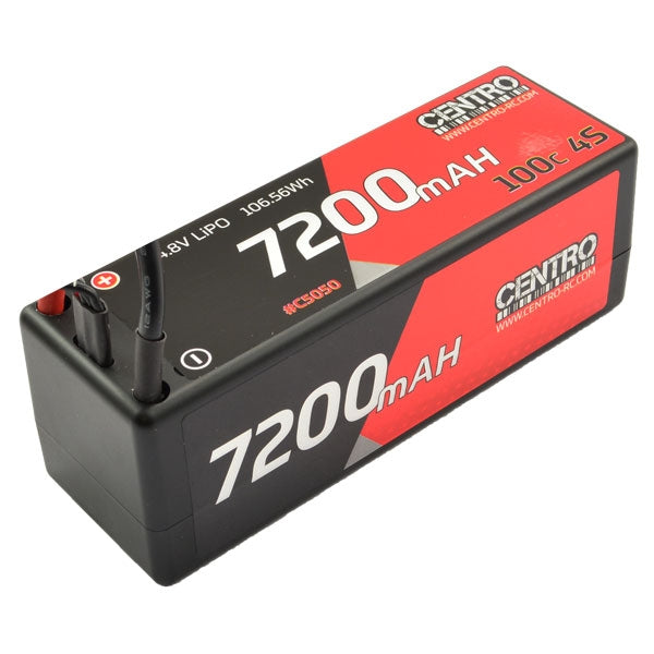 CENTRO 4S 7500MAH 7.4V 70C HARDCASE LIPO BATTERY