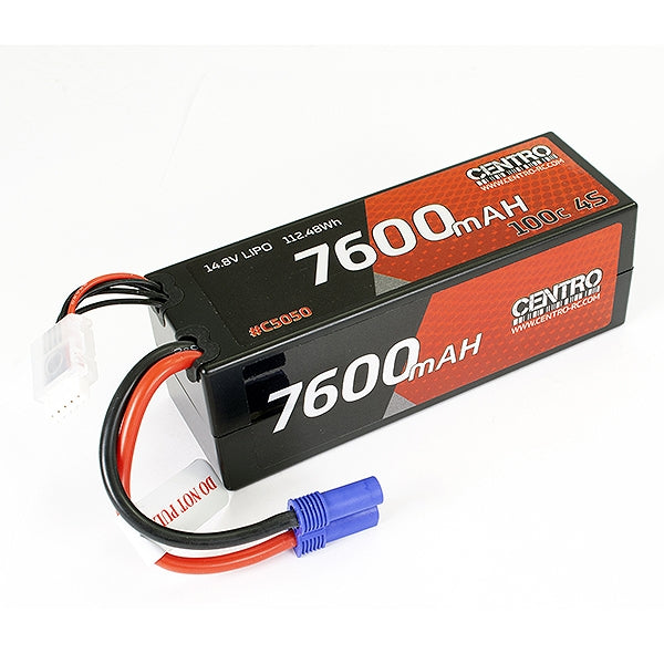 CENTRO 4S 7600MAH 14.8V 100CHARDCASE LIPO BATTERY EC5