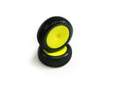 CARISMA GT14B NEON YELLOWSTANDARD PRE-GLUED FRONT TYRES