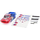 CARISMA GT24T TRUCK BODY PAINTED BODY SET (RED/BLUE)