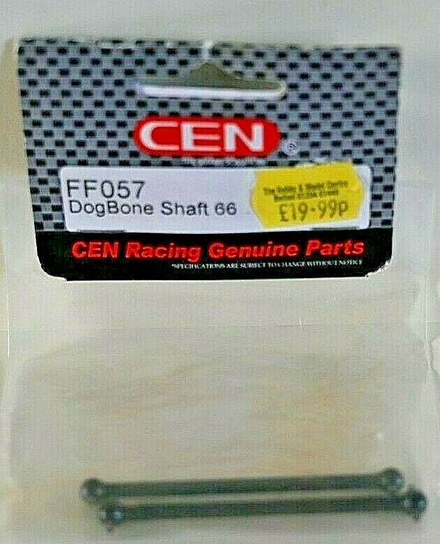 CEN Racing FF057 Dogbone Shaft 66 (2) (BOX 22)