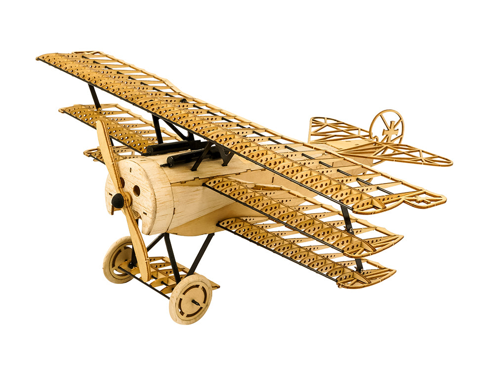 DW Models Fokker DR1 Triplane 1/18 Scale Static laser Cut Model Kit