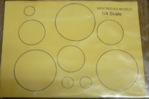 Mick Reeves 1/5 SCALE 36 CIRCLES (Box 91)