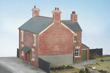 Wills CK11 00 Gauge Scenic Craftsmans Kit - Semi / Terraced Houses