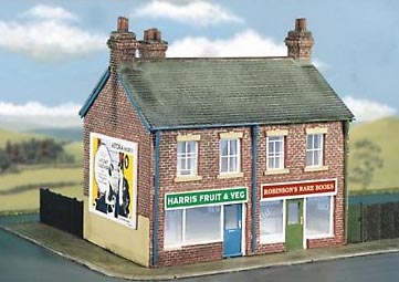 Wills CK18 00 Gauge Scenic Craftsmans Kit - Semi detached Shops