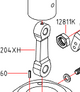 12204K SC12-15 Conrod CNC