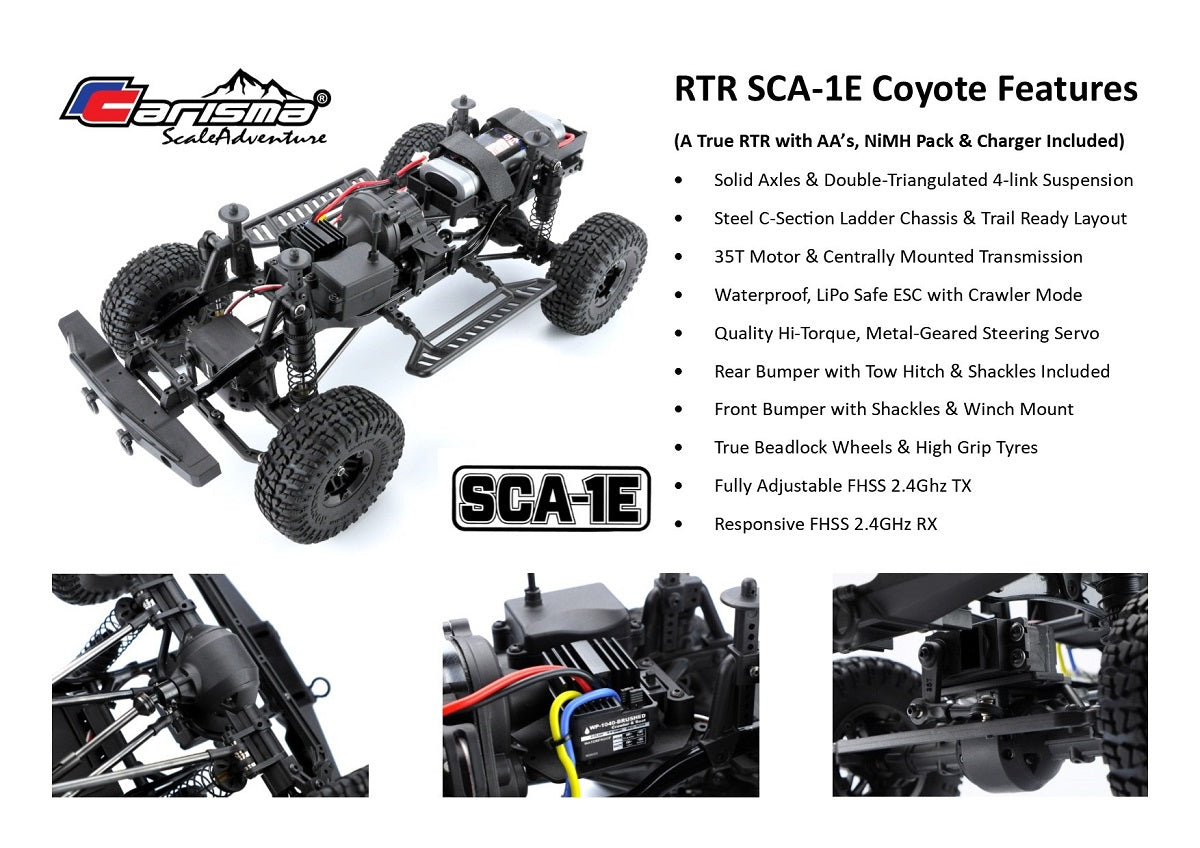 SCA-1E Coyote - Ready to Run scale truck kit