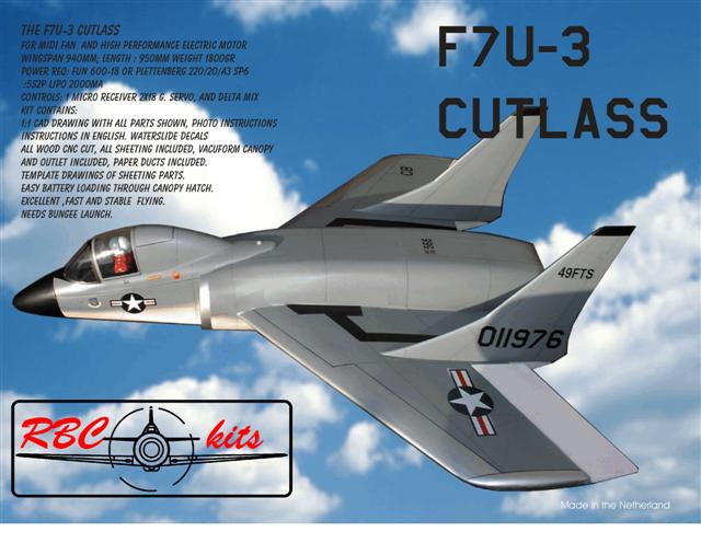 RBC F7U-3 Cutlass Kit
