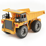 HUINA 2.4G 6CH RC DUMP TRUCK W/DIE CAST CAB - Ready to Dump