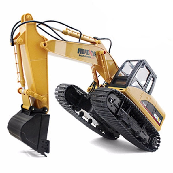 HUINA 1/14TH SCALE RC EXCAVATOR 2.4G 15CH W/DIE CAST BUCKET - Ready to Excavate