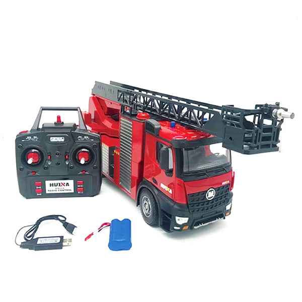 HUINA 1/14 FIRE TRUCK WITHLADDER AND HOSE