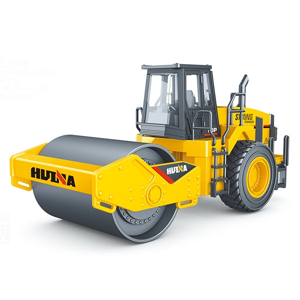 HUINA 1/40 DIECAST ROAD ROLLER STATIC MODEL